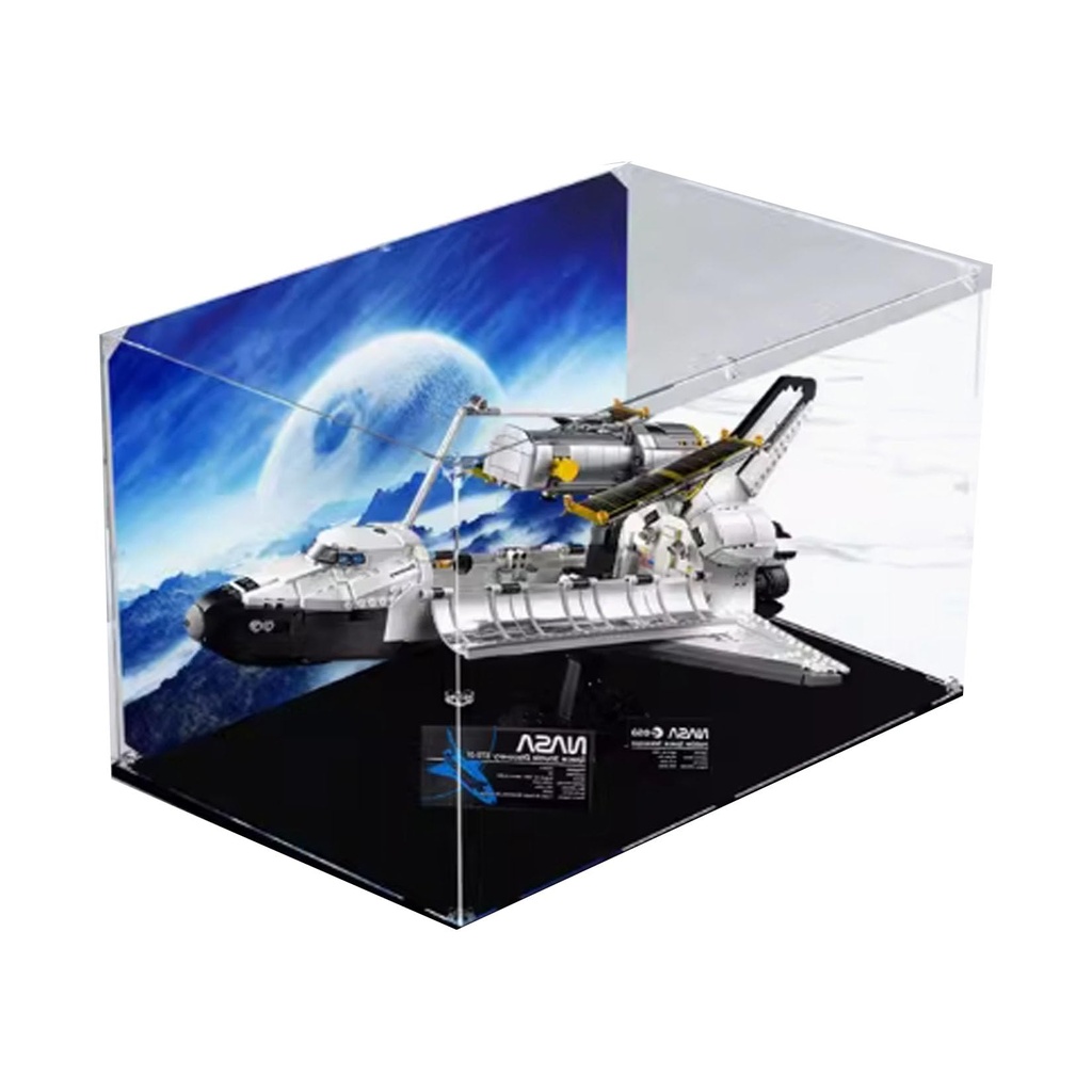 Acrylic Display Case for Lego 10283 Space ShuttleDustproof Display Box Compatible LegoModel Showcase Gift NOT Included The Model