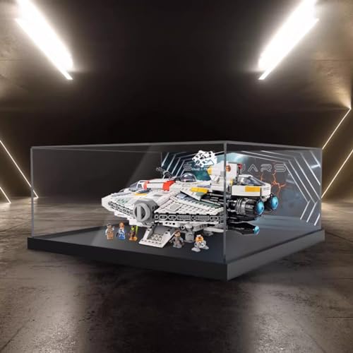 AZIZAT Acrylic Display Case It Is Compatible with Lego 75357 Ship Model Collectibles Dustproof Clear Display Box only Storage Box 3mm