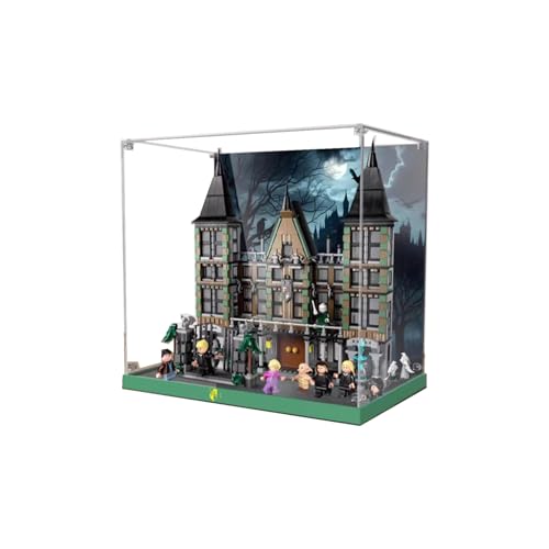 Transparent Acrylic Display Case for Lego 76453 Manor House Model Clear BoxStorage BoxDisplay BoxCompatible with 76453 Model Display Box only 3mm Spliced