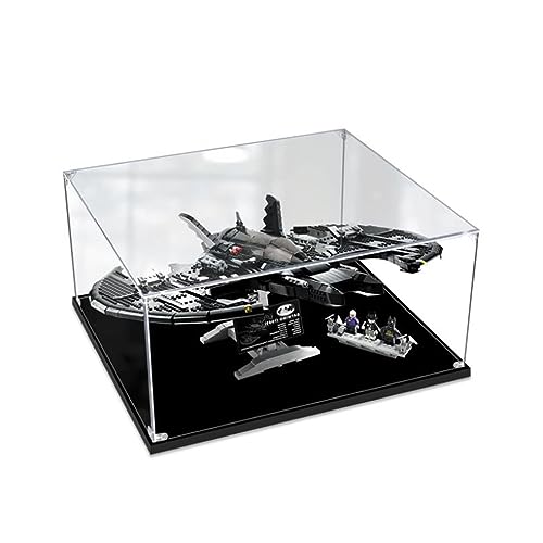 Acrylic Display Case for Lego DC Batman 1989 Batwing 76161 ShowcaseProtect Decorate Your Masterpieces with Dustproof StorageGifts for Players 3mm Transparent