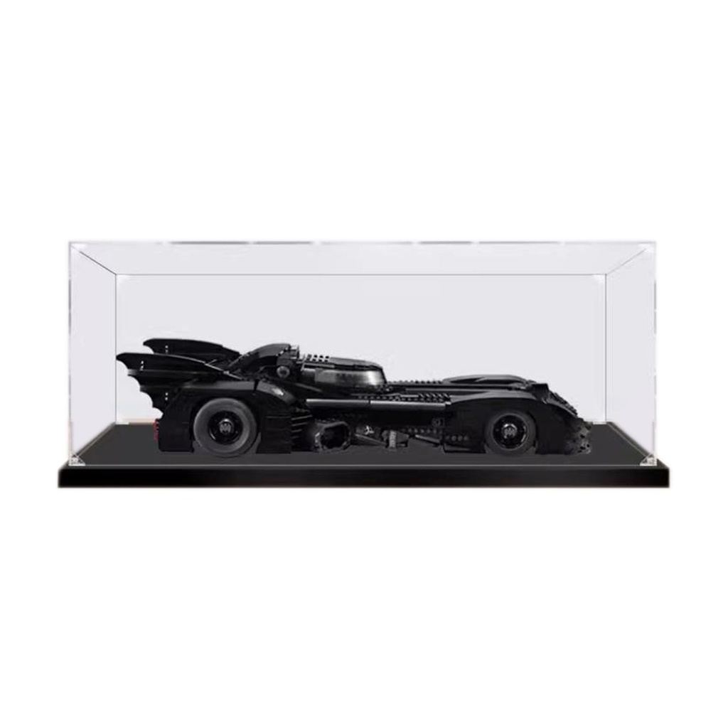 Acrylic Display Case for Lego DC Batman 1989 Batmobile 76139ShowcaseProtect Decorate Model with Dustproof StorageGift 3mm Transparent