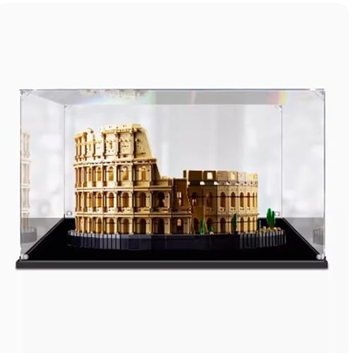 Acrylic Transparent Display Case for Lego 10276 Colosseum Model Dustproof Transparent Display Case Showcase 248 x 220 x 122 inches Display Case Only 3mm