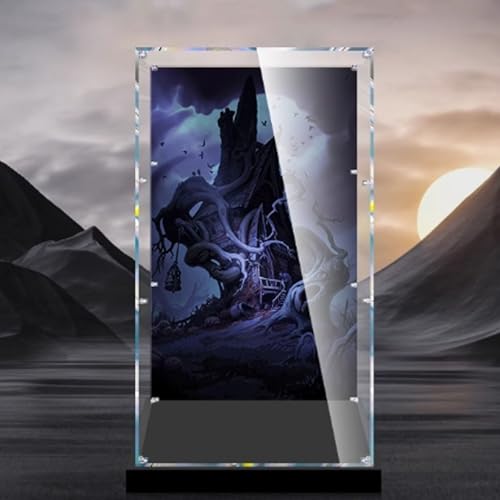 Acrylic Display Box Compatible with Lego 10273 Haunted House Jumper Kits Clear Boxes for Displaying Collectibles Dustproof Display Boxes Box Only Background 3mm