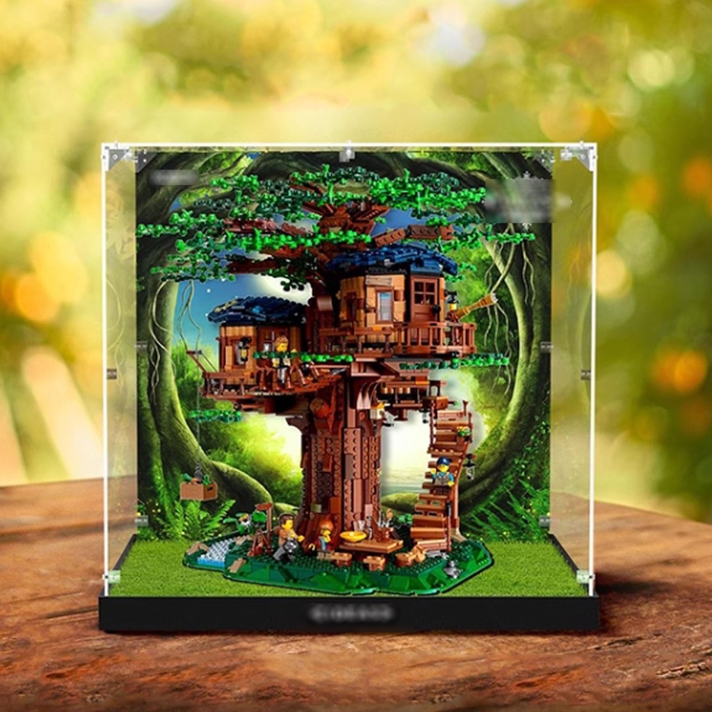 Acrylic Collectibles Display Box for Lego 21318 Tree House Display Box Block Model Transparent Dustproof Storage Box Display Box Only