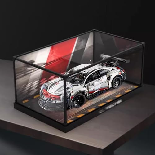 Acrylic Display case for Lego 42096 Automotive Model Dustproof Transparent Collections Display Case Display Box only backspray Model