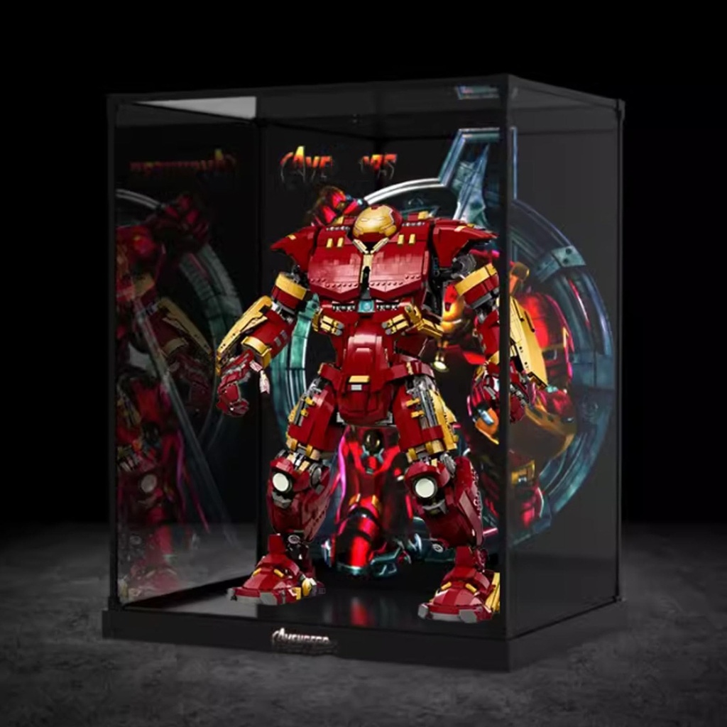 Acrylic Display Clear Collectors Box Compatible with Lego 76210 Armour Building Block Model Dust Storage Box Display Box Box Only Style 3