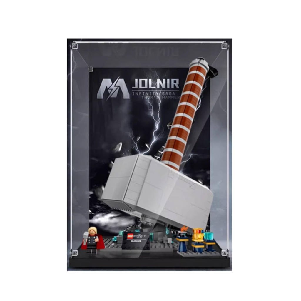 Acrylic Display Case for Lego 76209 Model Dustproof Display Box Storage BoxTransparent Box Building Block Display Box for Lego 76209Only Case No Model
