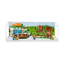 Acrylic Display Case for Lego City Farmers Market Van 60345 Model Dustproof AntiUV Storage Box Ideal for Collectors