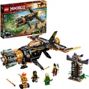 LEGO NINJAGO Legacy Boulder Blaster 71736 Airplane Toy Featuring Collectible Figurines 2021 449 Pieces