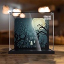 AZIZAT Acrylic Display Case It Is Compatible with Lego 21341 Sisters Cottage Model Collectibles Dustproof Clear Display Box only Storage Box 3mm background