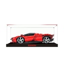 AZIZAT Acrylic Display Case It Is Compatible with Lego 42143 SP3 Sports Car Building Kit Display Collection Suitable for ModelsOnly Display CaseExcluding LEGO Models Transparent A