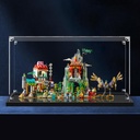 AZIZAT Acrylic Display Case for Lego Wukong Battalion 80044 Building Block Modelsshow Box Collect Dustproof Storage Only Display Boxes Not Models Transparent