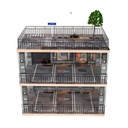 kivcmds 124 Scale Car Model Display Case with Parking Lot Scene for Sports Car and Lego Collectors Display Stand for Alloy Car Model Toy with Light 3Tiers Coffee Shop Parking Lot