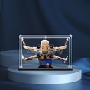 Acrylic Display case for Lego XWing Starfighter 75355 3mm Thickness dustFree and Crystal Clear Display case with Screw Lego Set is not Included with Background