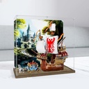 Acrylic 3mm Display Box for Lego 76440 Model Transparent Dustproof Display Box Storage Box Compatible with Lego 76440 Model Not Included A Style