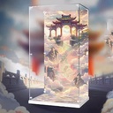 Acrylic Display Clear Collectors Box Compatible with Lego 80058 Pagoda Building Block Model Dust Storage Box Display Box Box Only Background Paragraph