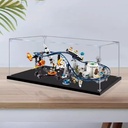 Clear Acrylic Display Box Compatible with Lego 31142 Space Coaster Model Dustproof Display Gifts Protect Decorations Collectibles Storage Organizer Box Only 2mm