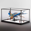 Acrylic Display case for Lego 76286 Escorting Guard Model Dustproof Transparent Collections Display Case Display Box only White Base
