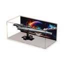 Acrylic Display Case for Lego Star Wars Executor Super Star Destroyer 75356 Model Dustproof AntiUV Storage Box Ideal for Collectors Background B