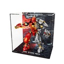AZIZAT Acrylic Display Case Clear Show BoxDisplay Box for Lego 71720 Ninjago Fire Stone Mech Building Model Only Storage Box