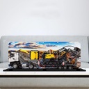Acrylic Display Case for Lego 42175 Trucks and excavators Model Dustproof Transparent Collections Display Case Display Box only Black Base