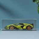 Acrylic Clear Display Case for Lego 42115 Racing Display BoxBuilding Block Collectibles Transparent Dustproof Showcase Storage Box Display Box Stand for Only Case Transparent