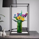 Transparent Acrylic display box for Lego 10313 Flowering model Dustproof Storage Display Box Model Not Included White base
