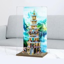 Acrylic 3mm Display Box for Lego 80058 Model of Ling Xiao Pagoda Transparent Dustproof Display Box Storage Box Compatible with Lego 80058 Model Not Included