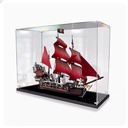 Acrylic Transparent Display Case for Lego 4195 Pirate Ships Model Dustproof Transparent Display Case Showcase295 x 98 x 224 inches Display Case Only 2mm