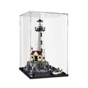 Acrylic Display Case for Lego Ideas Motorized Lighthouse 21335 Showcase Protect Decorate Model with Dustproof Storage Collectibles Transparent A