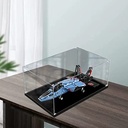 AZIZAT Clear Acrylic Display Case Dustproof Box Display Box for Lego 42066 Air Jet Airplane Building Model Only Storage Box 3MM