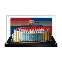 Acrylic Display Case for Lego Creator Expert Camp NOU FC Barcelona 10284 Showcase Protect Decorate Model with StorageGifts Background B