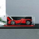 AZIZAT Acrylic Display Case Clear Show BoxDisplay Box for Lego 42143 Ferrari Daytona SP3 Building Block Model Only Storage Box3mm upgrade
