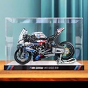 AZIZAT Acrylic Display Case It Is Compatible with Lego 42130 RR Motorbike Model Collectibles Dustproof Clear Display Box only Storage Box 3mm Transparent thickened bas