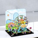 Acrylic Display case Designed for Lego 31119 3in1 Ferris Wheel Model LED Lighting kit for Lego 31119 Thickened Transparent Acrylic Lego Sets are NOT Included