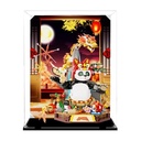 Acrylic 3mm Display Box for Lego 86504 Panda Warrior Model Transparent Dustproof Display Box Storage Box Compatible with Lego 86504 Model Model Not Included Style B