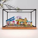 CHIFENMS Acrylic Display Clear Collectors Box Compatible with Lego 42620 Tree House with pitched roof Building Block Model Dust Storage Box Display Box Box Only Style 1