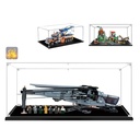 256x98x118in 3mm Large Acrylic Display Case for Lego Dune Atreides Royal Ornithopter 10327 948LII Skidder Tractor 42157 42128 75315