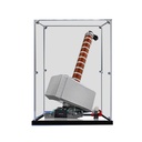 HCAEIOFJ Clear Acrylic Display Case for Lego 76209 Applicable for Thors Hammer Display Box GiftDisplay Case Only Mirror Bottom