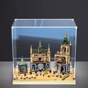 Acrylic Display case for Lego 76389 Secret Room Model Dustproof Transparent Collections Display Case Display Box only Gold Oak Base