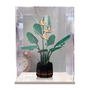 Acrylic Display Case for Lego 10289 Bonsai Bonsai Bouquet Transparent Dustproof Display Case for Lego 10289 Construction Kit Model not Included 35 x 35 x 50cm White bas