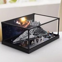 Acrylic Display case for Lego 75394 Star Annihilator Model Dustproof Transparent Collections Display Case Display Box only backspray Model