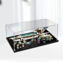 AZIZAT Clear Acrylic Display Case Dustproof Box Display Box for Lego 71756 NINJAGO Hydro Bounty Building Kit Collectibles Model Only Storage Box 3mm
