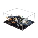 Acrylic Display Case for Lego Creator Space Roller Coaster 31142 Showcase Protect Decorate Your Model with Dustproof Storage Gifts 2mm Transparent