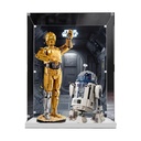 Acrylic Display case Compatible with Lego 7539875379 Robot Display Box kitdustproof UVResistant Transparent Display case Display case only kit not Included Airbrushed White