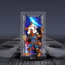 AZIZAT Acrylic Display CaseIts Compatible with Lego 76282 Rocket Raccoon Building Kit Suitable for Model Display Dust Prevention CollectionOnly Display Case whole