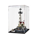 AZIZAT Clear Acrylic Display Case Dustproof Box Display Box for Lego Motorised Lighthouse Building Kit Collectibles Model Only Storage Box 2mm