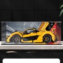Acrylic Display case Compatible with Lego 42172 P1 Sports car Display Box kitdustproof UVResistant Transparent Display case Display case only 3mm Background