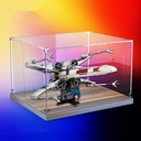 Acrylic Display Clear Collectors Box Compatible with Lego 75355 Fighter Aircraft Building Block Model Dust Storage Box Display Box Box Only Style 2