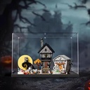 Acrylic Display case Compatible with Lego 21351 Christmas Eve Surprise Display Box kitdustproof UVResistant Transparent Display case Display case only kit not Included Transparent